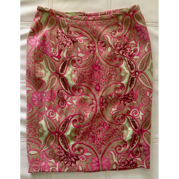 Tracy Reese Dresses & Skirts - 75% OFF Tracy Reese Beaded Wool Skirt, Size 4